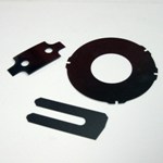 Mild Steel Shims - Slotted, Custom OD profile, Bolt Holes